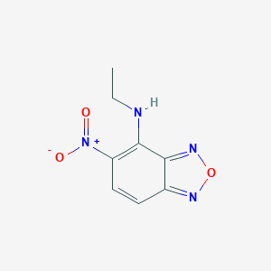molecular formula C8H8N4O3 B314697 4-(Ethylamino)-5-nitro-2,1,3-benzoxadiazole 