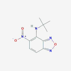 molecular formula C10H12N4O3 B314699 4-(Tert-butylamino)-5-nitro-2,1,3-benzoxadiazole 