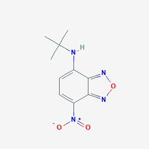 molecular formula C10H12N4O3 B314700 N-tert-butyl-4-nitro-2,1,3-benzoxadiazol-7-amine 