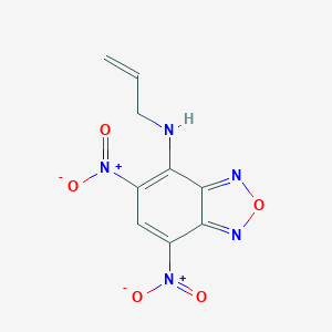 molecular formula C9H7N5O5 B314701 4-(Allylamino)-5,7-bisnitro-2,1,3-benzoxadiazole 