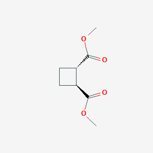 molecular formula C8H12O4 B3147043 二甲基(1S,2S)-环丁烷-1,2-二羧酸酯 CAS No. 61376-98-5