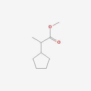 molecular formula C9H16O2 B3147051 2-环戊基丙酸甲酯 CAS No. 61402-69-5