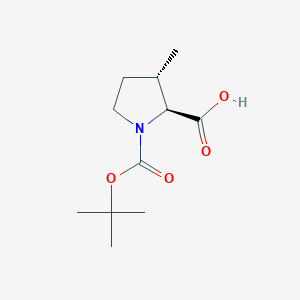 rac-(3S)-1-(tert-butoxycarbonyl)-3-methyl-L-proline
