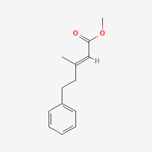 molecular formula C13H16O2 B3147065 Methyl 3-methyl-5-phenylpent-2-enoate CAS No. 61439-80-3