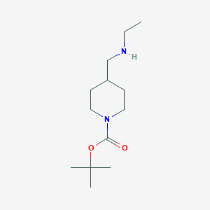 Tert-butyl 4-((ethylamino)methyl)piperidine-1-carboxylate