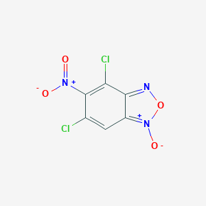molecular formula C6HCl2N3O4 B314717 4,6-Dichloro-5-nitro-2,1,3-benzoxadiazole 1-oxide CAS No. 353507-85-4