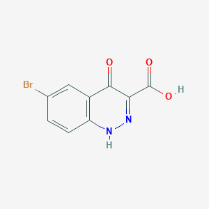 6-Bromo-4-oxo-1,4-dihydrocinnoline-3-carboxylic acid