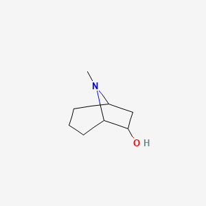 molecular formula C8H15NO B3147201 8-甲基-8-氮杂双环[3.2.1]辛烷-6-醇 CAS No. 617705-57-4