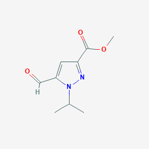 methyl 5-formyl-1-isopropyl-1H-pyrazole-3-carboxylate