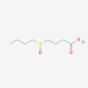 molecular formula C8H16O3S B3147232 4-(丁烷-1-亚磺酰基)丁酸 CAS No. 61798-15-0