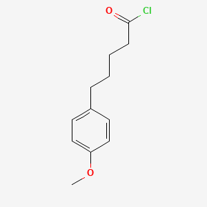 molecular formula C12H15ClO2 B3147247 5-(4-甲氧基苯基)戊酰氯 CAS No. 61875-52-3