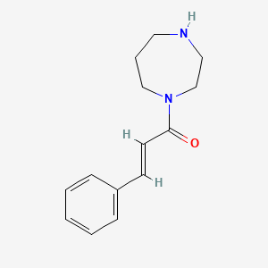 molecular formula C14H18N2O B3147256 (2E)-1-(1,4-Diazepan-1-yl)-3-phenylprop-2-en-1-one CAS No. 61903-22-8