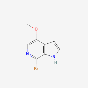 B3147285 7-bromo-4-methoxy-1H-pyrrolo[2,3-c]pyridine CAS No. 619331-35-0