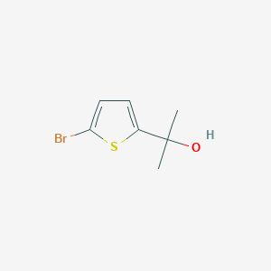 molecular formula C7H9BrOS B3147374 2-(5-Bromothiophen-2-yl)propan-2-ol CAS No. 62119-83-9