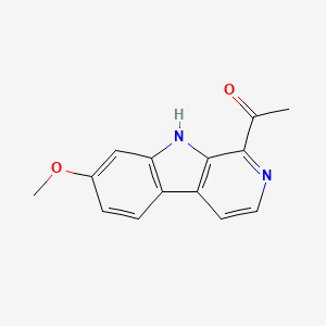 1-(7-Methoxy-9H-pyrido[3,4-b]indol-1-yl)ethan-1-one