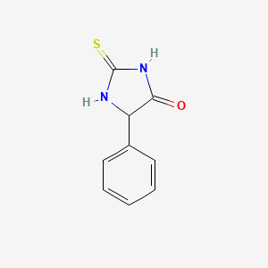 molecular formula C9H8N2OS B3147474 5-Phenyl-2-thioxoimidazolidin-4-one CAS No. 62420-76-2
