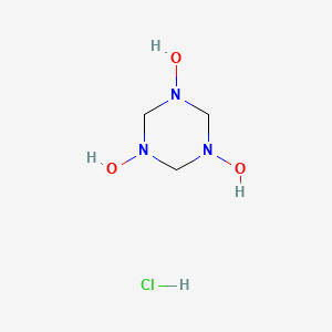 molecular formula C3H10ClN3O3 B3147490 Formaldoxime trimer hydrochloride CAS No. 62479-72-5