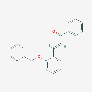 molecular formula C22H18O2 B314750 3-[2-(Benzyloxy)phenyl]-1-phenylprop-2-en-1-one 