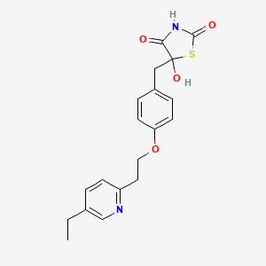 molecular formula C19H20N2O4S B3147538 5-羟基吡格列酮 CAS No. 625853-74-9