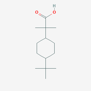 molecular formula C14H26O2 B314754 2-(4-Tert-butylcyclohexyl)-2-methylpropanoic acid 