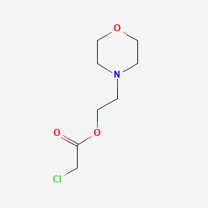 molecular formula C8H14ClNO3 B3147547 2-吗啉-4-基乙基氯乙酸酯 CAS No. 626210-61-5