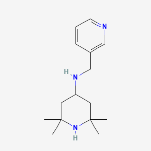 B3147554 Pyridin-3-ylmethyl-(2,2,6,6-tetramethyl-piperidin-4-yl)-amine CAS No. 626213-12-5
