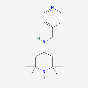 molecular formula C15H25N3 B3147558 Pyridin-4-ylmethyl-(2,2,6,6-tetramethyl-piperidin-4-yl)-amine CAS No. 626213-16-9