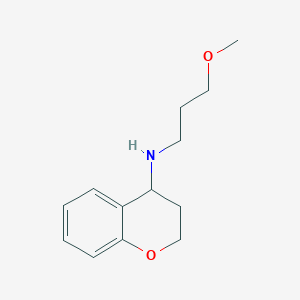 molecular formula C13H19NO2 B3147564 色满-4-基-(3-甲氧基-丙基)-胺 CAS No. 626214-33-3