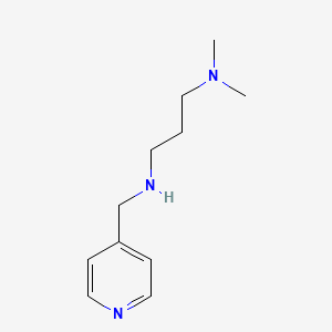 molecular formula C11H19N3 B3147574 N,N-二甲基-N'-吡啶-4-基甲基-丙烷-1,3-二胺 CAS No. 626216-60-2