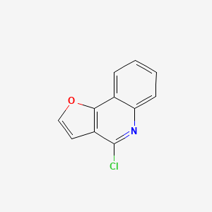 molecular formula C11H6ClNO B3147603 4-氯呋喃并[3,2-C]喹啉 CAS No. 627086-17-3