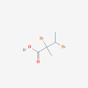 molecular formula C5H8Br2O2 B314761 2,3-Dibromo-2-methylbutanoic acid 