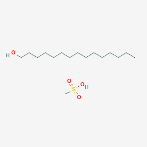 B3147612 Methanesulfonic acid--pentadecan-1-ol (1/1) CAS No. 62732-70-1