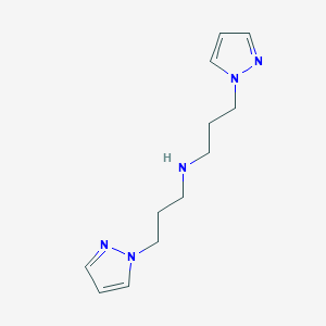 3-(1H-pyrazol-1-yl)-N-[3-(1H-pyrazol-1-yl)propyl]propan-1-amine