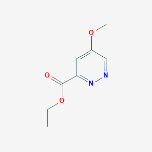 molecular formula C8H10N2O3 B3147631 5-甲氧基吡哒嗪-3-羧酸乙酯 CAS No. 627525-71-7