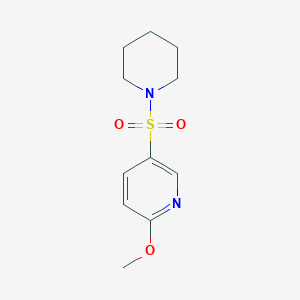 B3147647 2-Methoxy-5-(piperidin-1-ylsulfonyl)pyridine CAS No. 627839-91-2