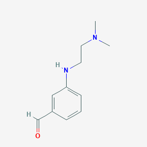 B3147662 3-(2-Dimethylaminoethylamino)benzaldehyde CAS No. 628325-57-5