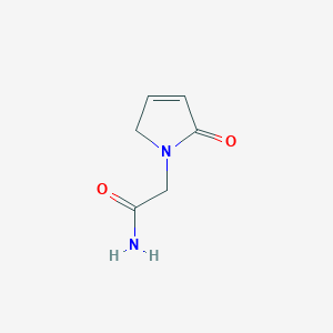 molecular formula C6H8N2O2 B3147675 2-(2-氧代-2,5-二氢-1H-吡咯-1-基)乙酰胺 CAS No. 62833-66-3