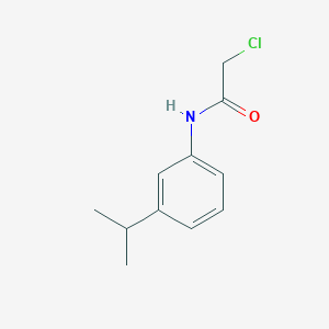 molecular formula C11H14ClNO B3147728 2-chloro-N-(3-isopropylphenyl)acetamide CAS No. 630121-40-3