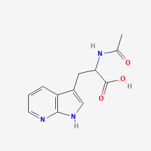 2-Acetamido-3-(1H-pyrrolo[2,3-b]pyridin-3-yl)propanoic acid