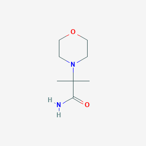 molecular formula C8H16N2O2 B314774 2-Methyl-2-(4-morpholinyl)propanamide 