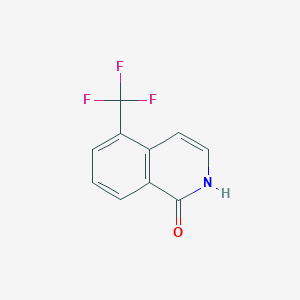 molecular formula C10H6F3NO B3147750 5-(Trifluoromethyl)isoquinolin-1-ol CAS No. 630423-22-2