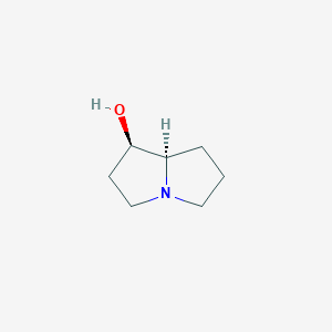 molecular formula C7H13NO B3147777 (1r,7Ar)-hexahydro-1h-pyrrolizin-1-ol CAS No. 63121-27-7