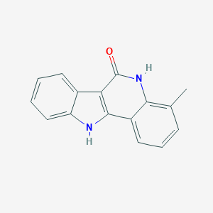 molecular formula C16H12N2O B314778 4-Methyl-5,11-dihydroindolo[3,2-c]quinolin-6-one CAS No. 649748-95-8