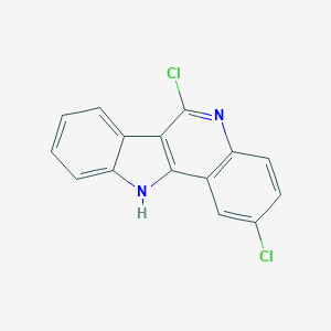 molecular formula C15H8Cl2N2 B314780 2,6-dichloro-11H-indolo[3,2-c]quinoline 