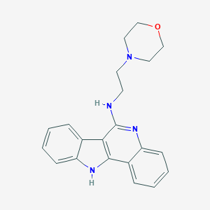 molecular formula C21H22N4O B314785 N-(2-morpholin-4-ylethyl)-11H-indolo[3,2-c]quinolin-6-amine 