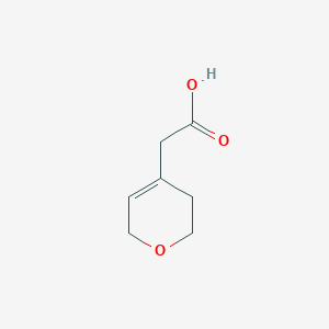 molecular formula C7H10O3 B3147861 2-(3,6-dihydro-2H-pyran-4-yl)acetic acid CAS No. 632328-42-8