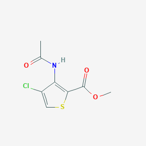 molecular formula C8H8ClNO3S B3147867 Methyl 3-acetamido-4-chlorothiophene-2-carboxylate CAS No. 632356-40-2