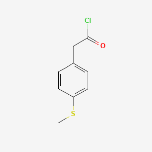 molecular formula C9H9ClOS B3147896 4-(Methylthio)phenylacetyl chloride CAS No. 63327-11-7