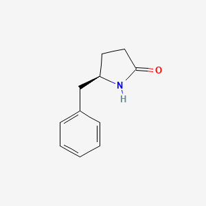 molecular formula C11H13NO B3147903 (5R)-5-benzylpyrrolidin-2-one CAS No. 63328-11-0