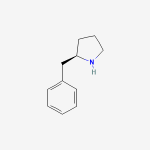 molecular formula C11H15N B3147910 (R)-2-Benzylpyrrolidine CAS No. 63328-13-2